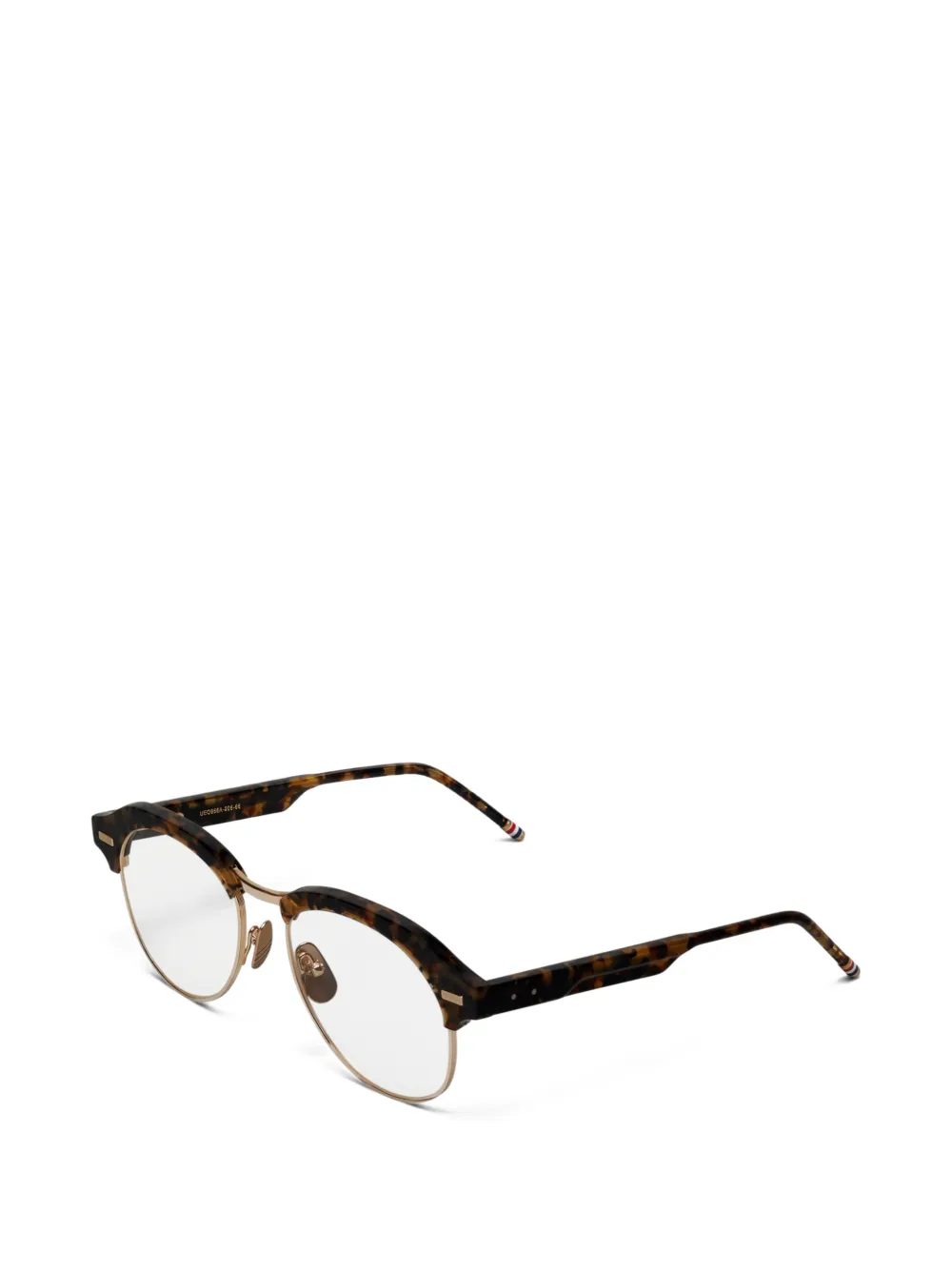 Thom Browne Eyewear Bril met schildpadschild-effect Bruin