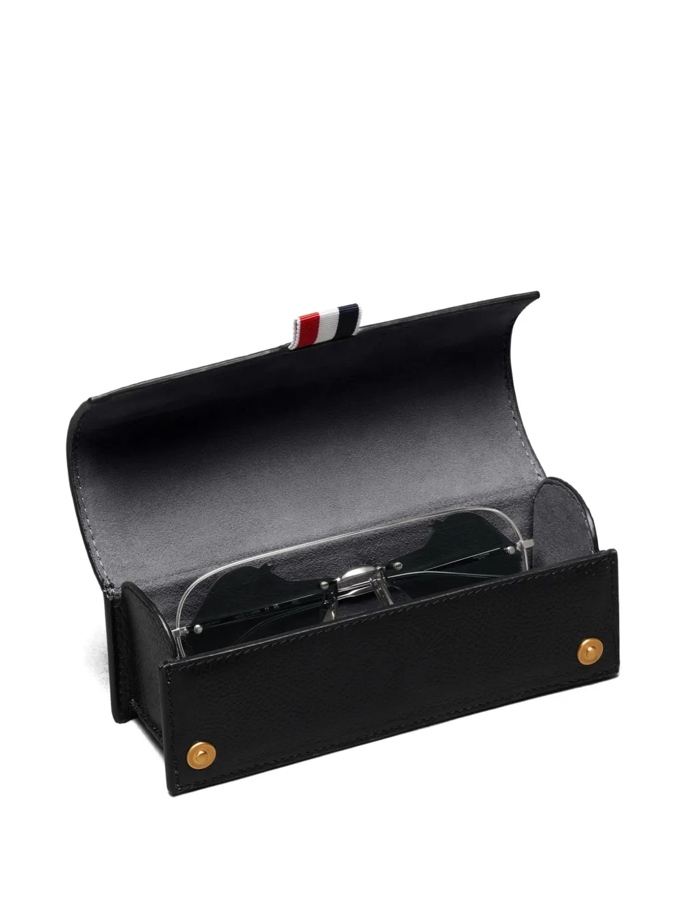 Thom Browne Eyewear Zonnebril met piloten montuur Zilver