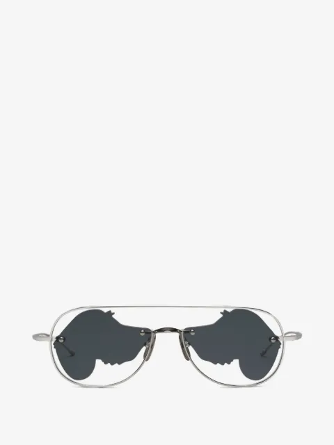 Thom Browne Eyewear shaped-lenses pilot sunglasses