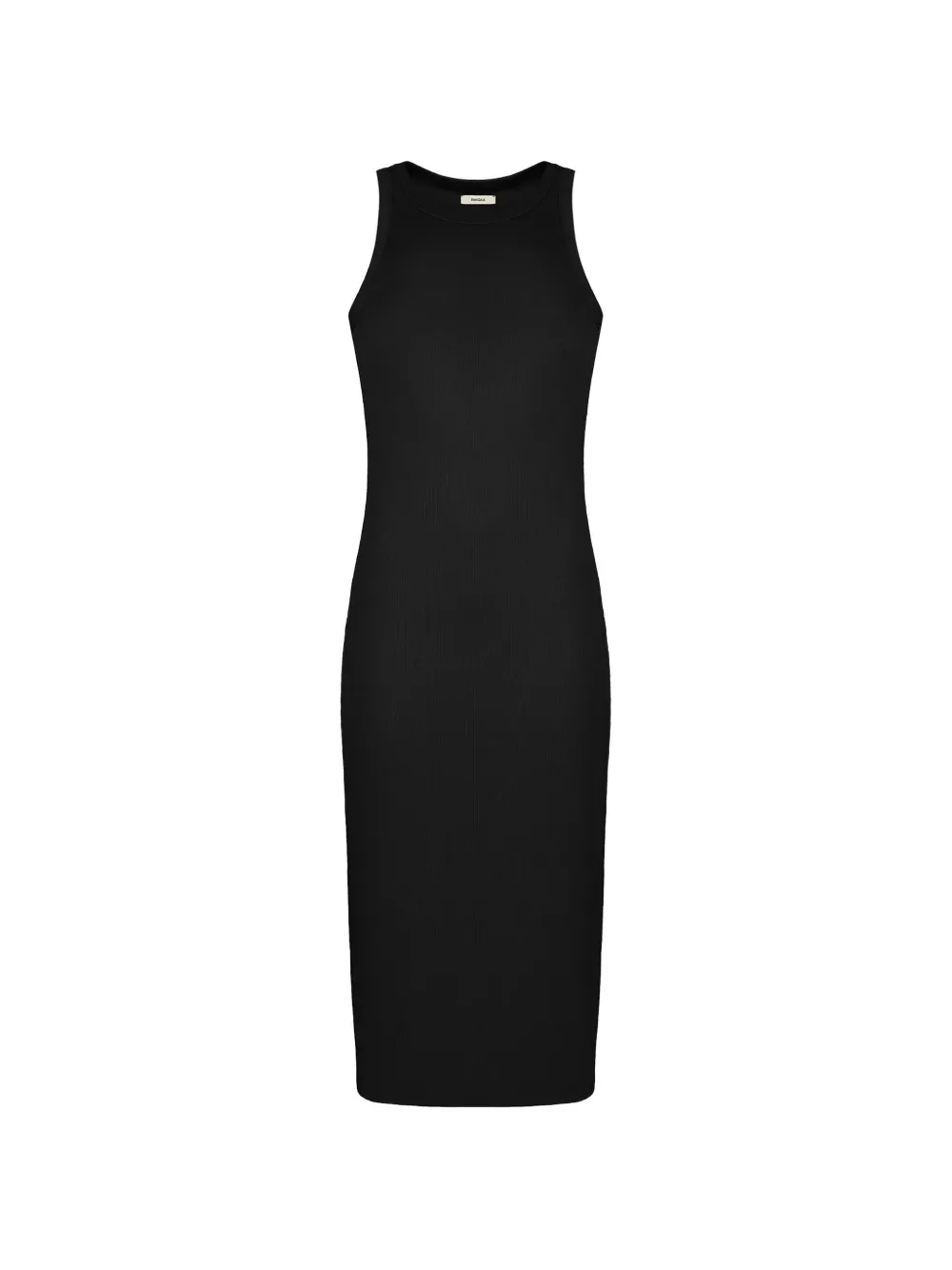 Pangaia ribbed racer-back dress - Nero