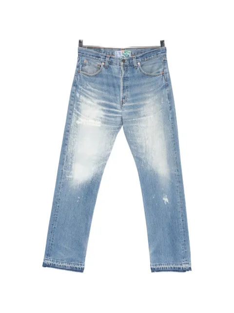 Better with Age  distressed faded jeans