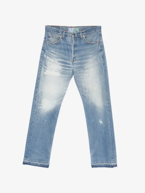 Better with Age  distressed faded jeans