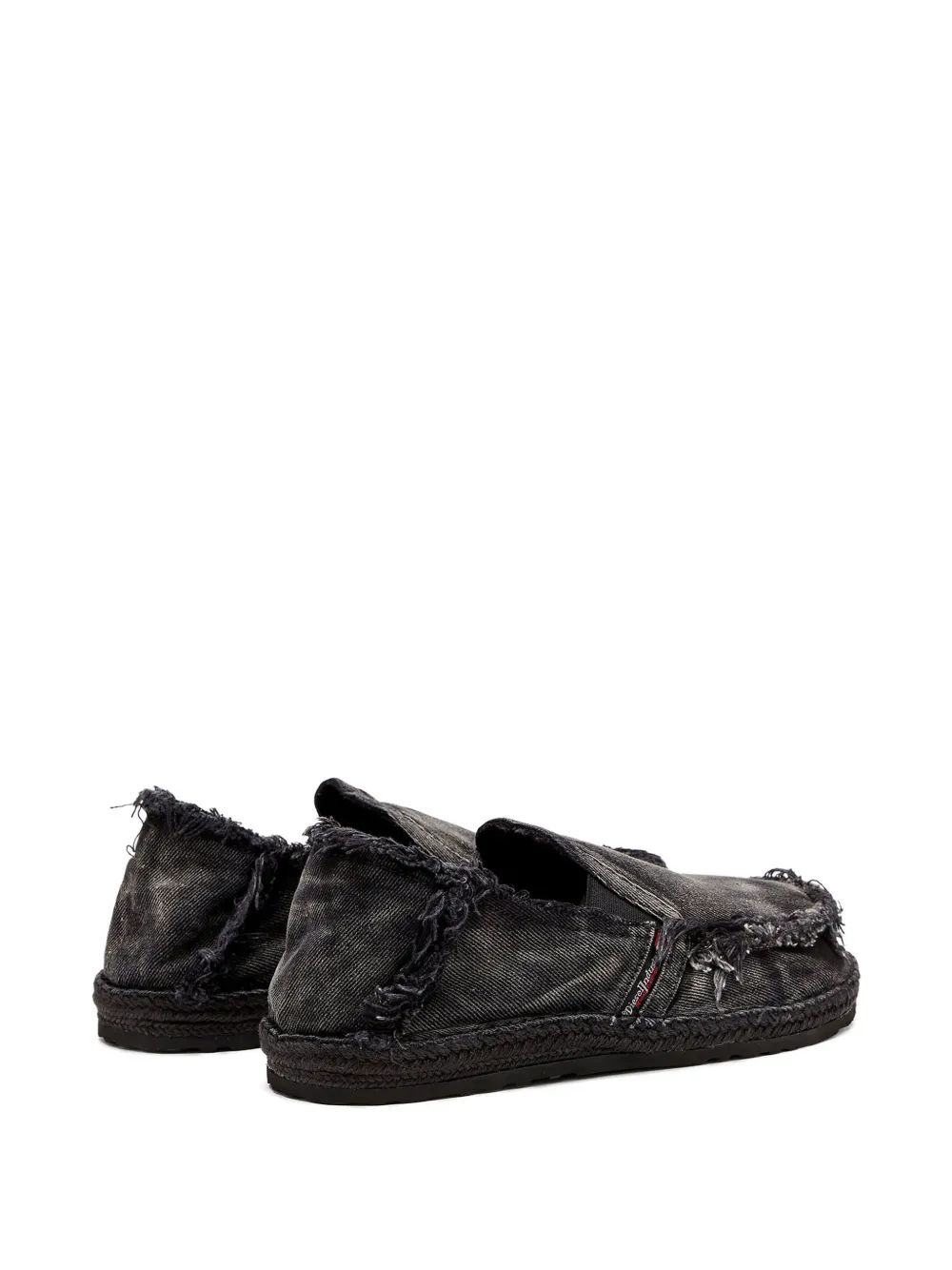 Diesel D-Lukas loafers met franje Zwart