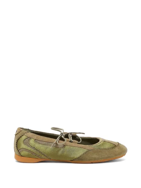 Diesel D-Mile lace-up ballet flats