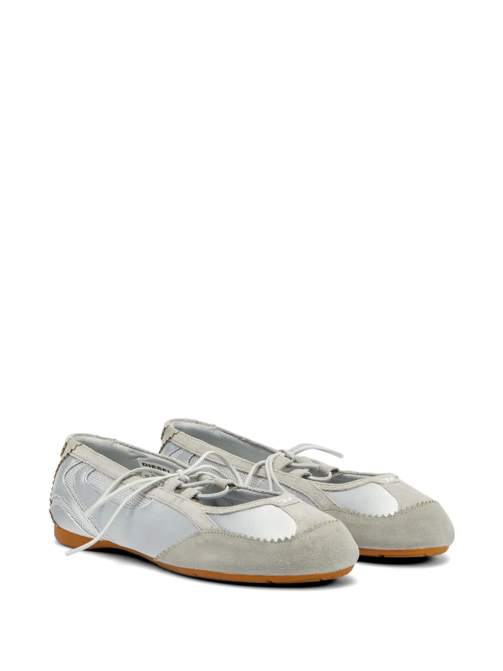Diesel D-Mile ballet flats Zilver