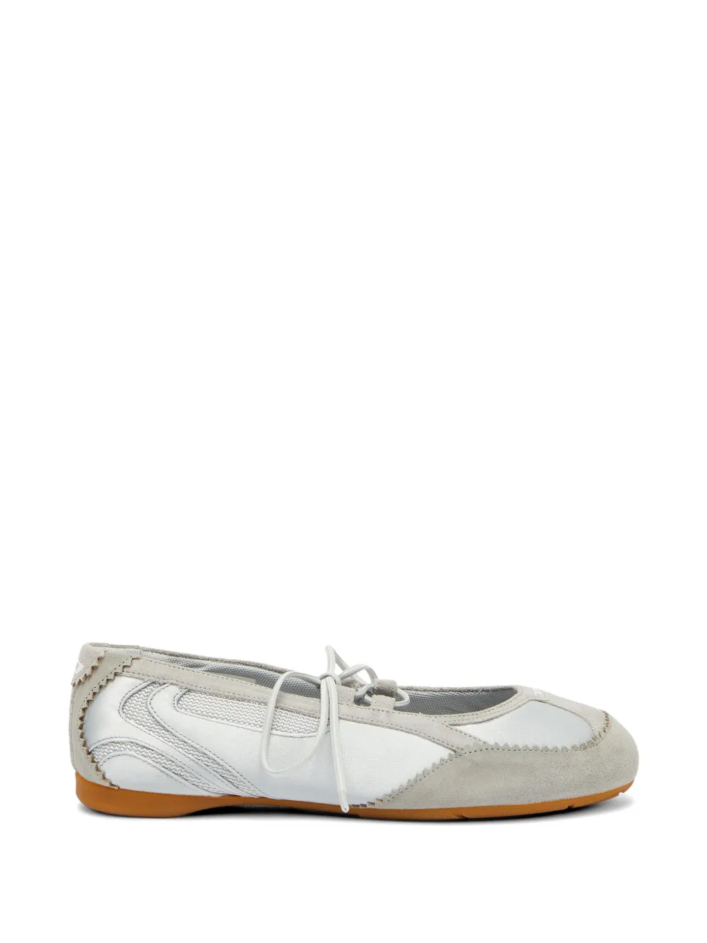 Diesel D-Mile ballet flats - Argento