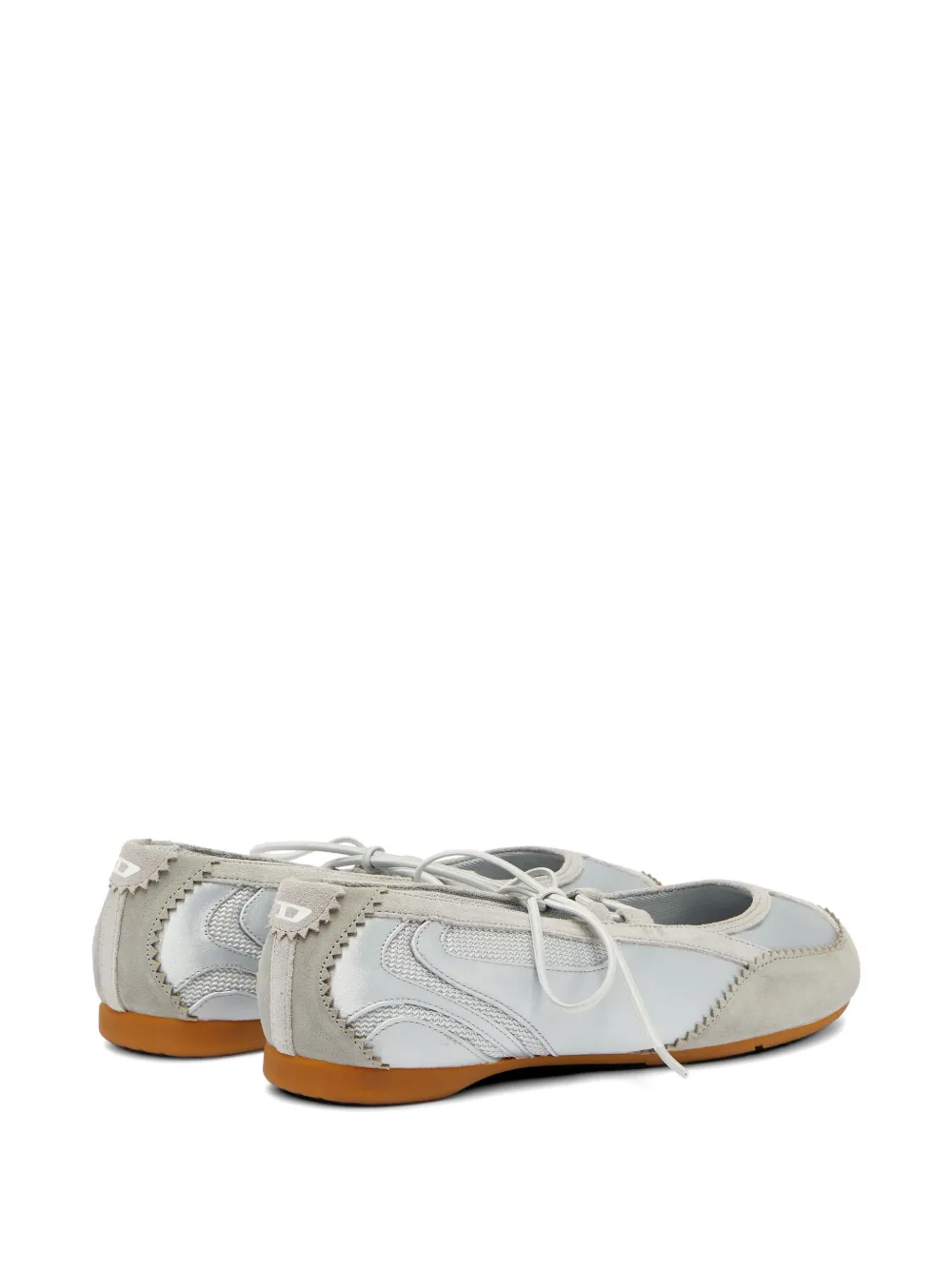 Diesel D-Mile ballet flats Zilver