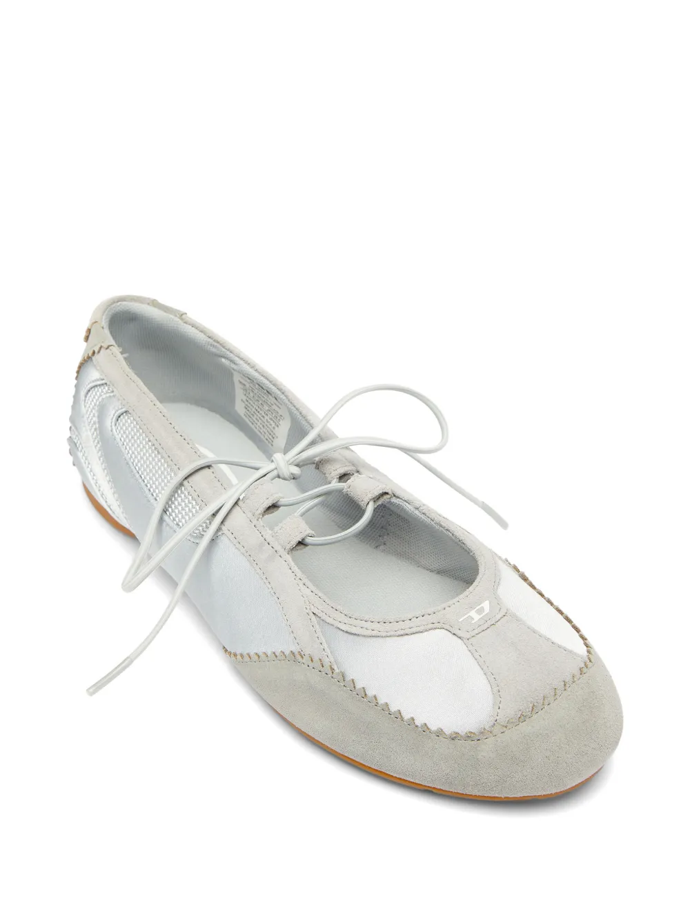 Diesel D-Mile ballet flats Zilver