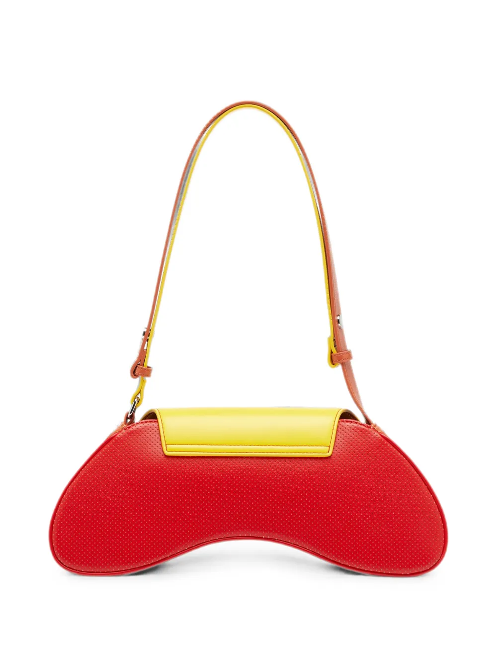 Diesel Play gewatteerde crossbodytas met geperforeerde details Oranje