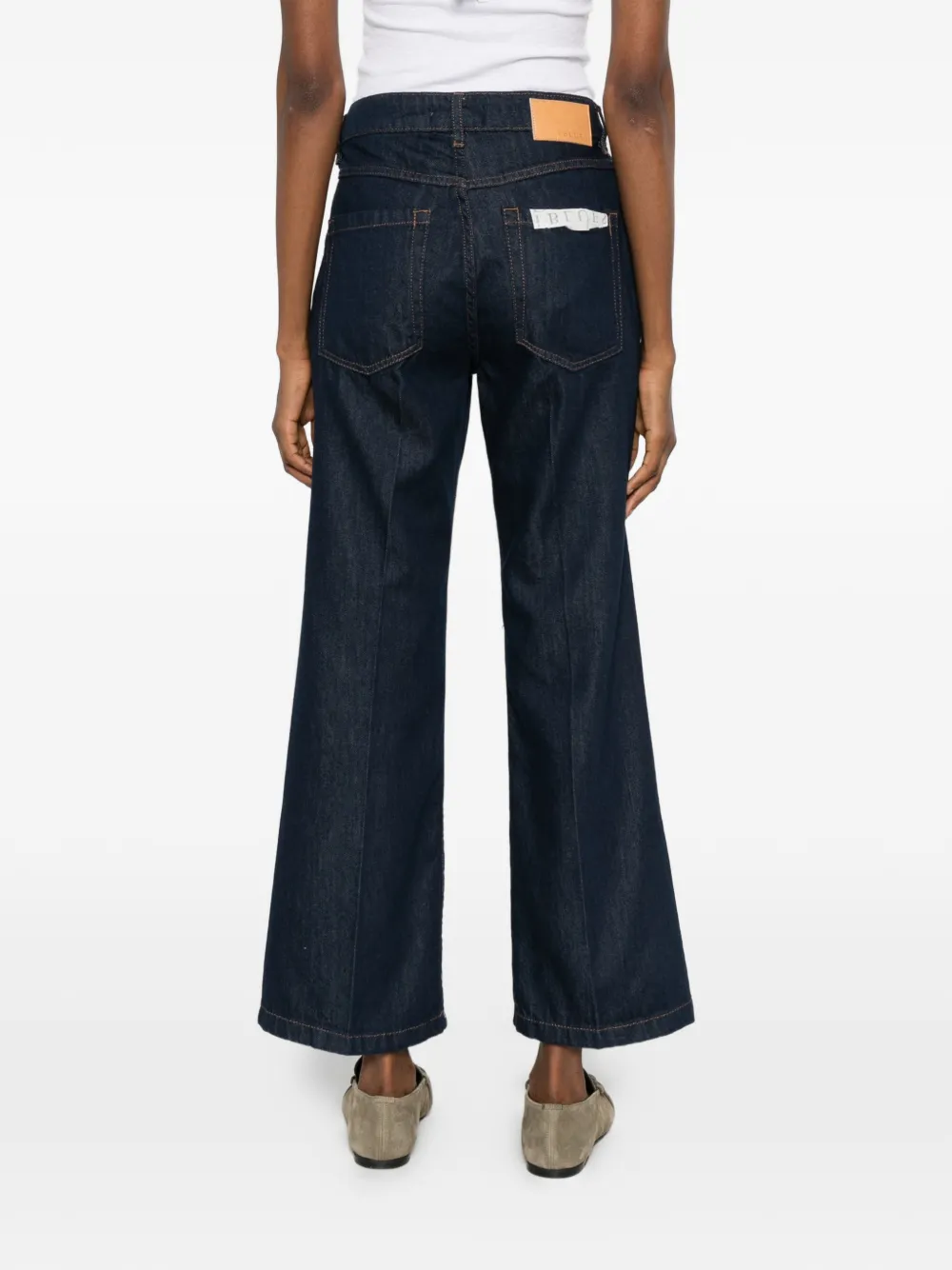 I BLUES Jeans met persplooi Blauw