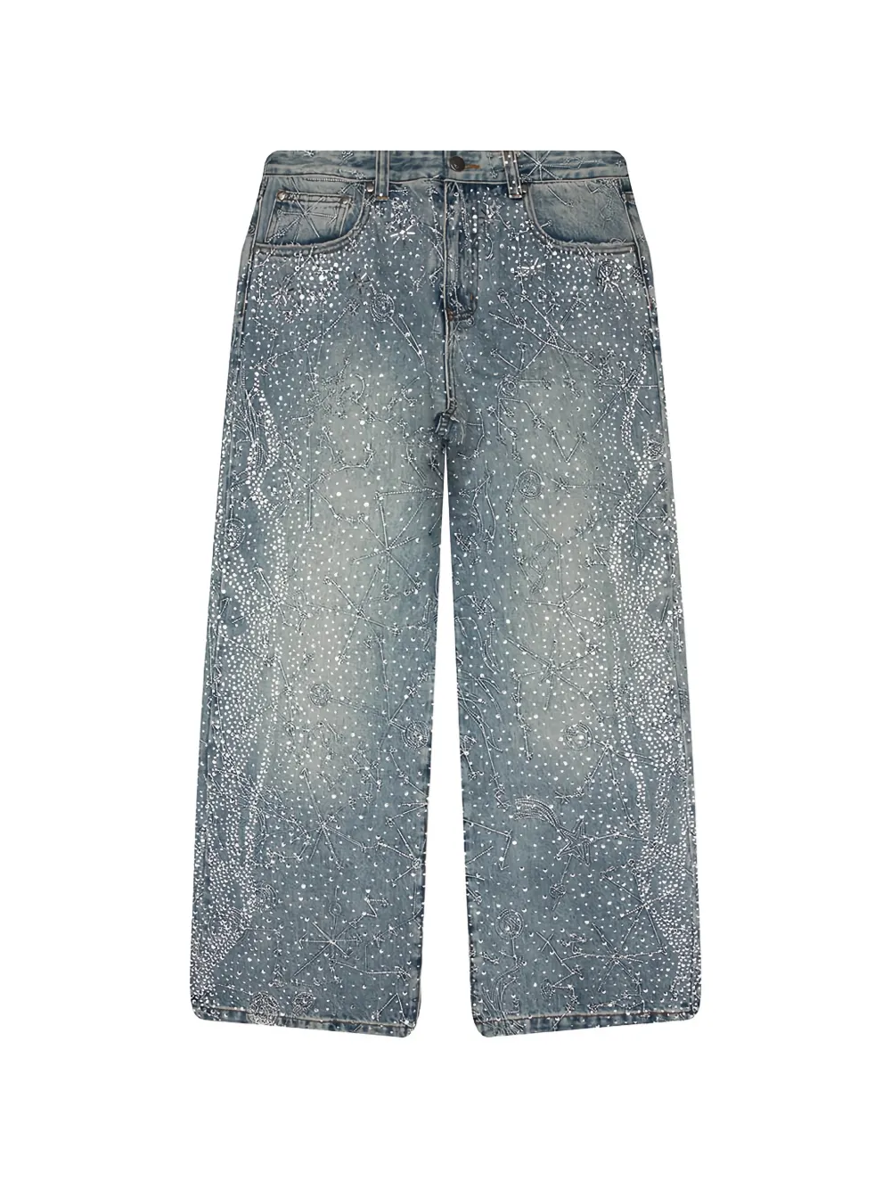 BIRTH OF ROYAL CHILD 20K Zodiac Diamond jeans - Blau