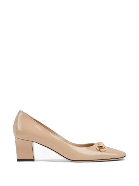 Gucci Horsebit patent-leather pumps