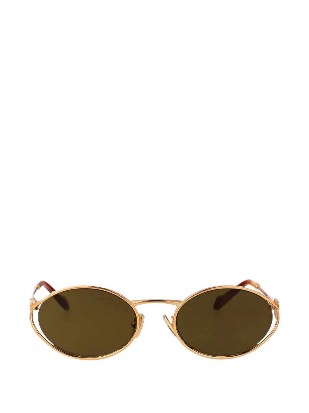Miu Miu Eyewear oval-frame sunglasses - Rosa