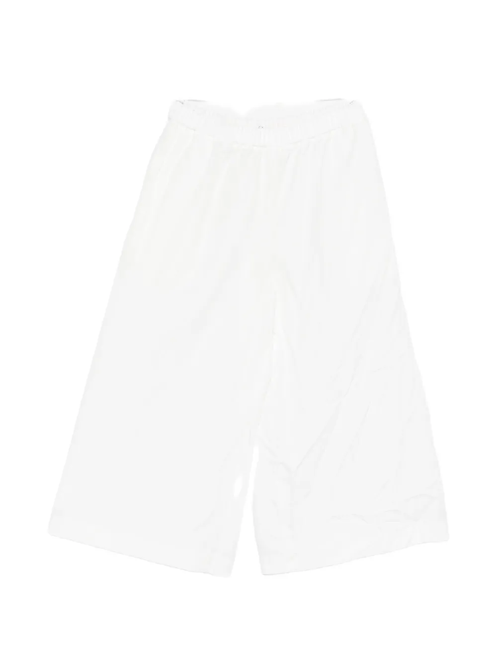 Comme Des Garçons elasticated-waistband wide-leg trousers - Weiß