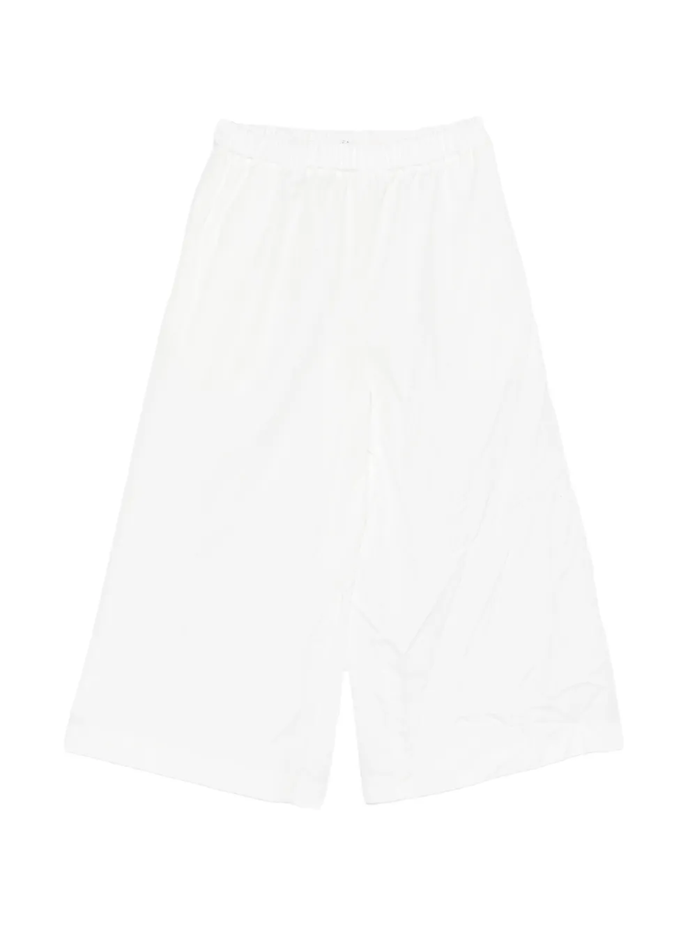Comme Des Garçons elasticated-waistband wide-leg trousers - Bianco