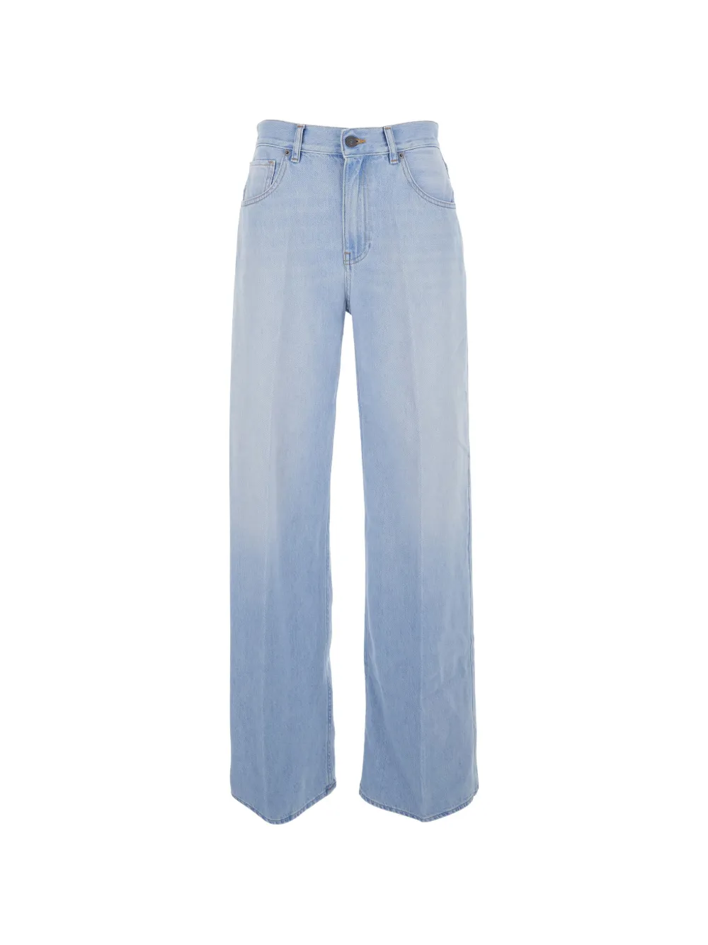 Grifoni faded-wash wide-leg jeans - Blu