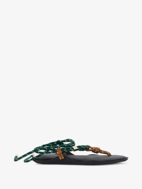 Flòwze Flò Twin rope-detail lace-up sandals