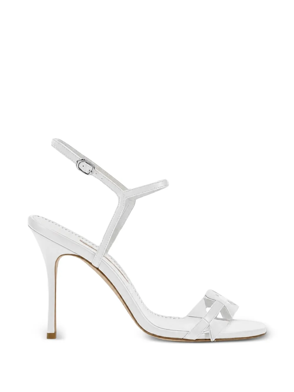 Manolo Blahnik Cigaura sandalen met strikdetail Wit