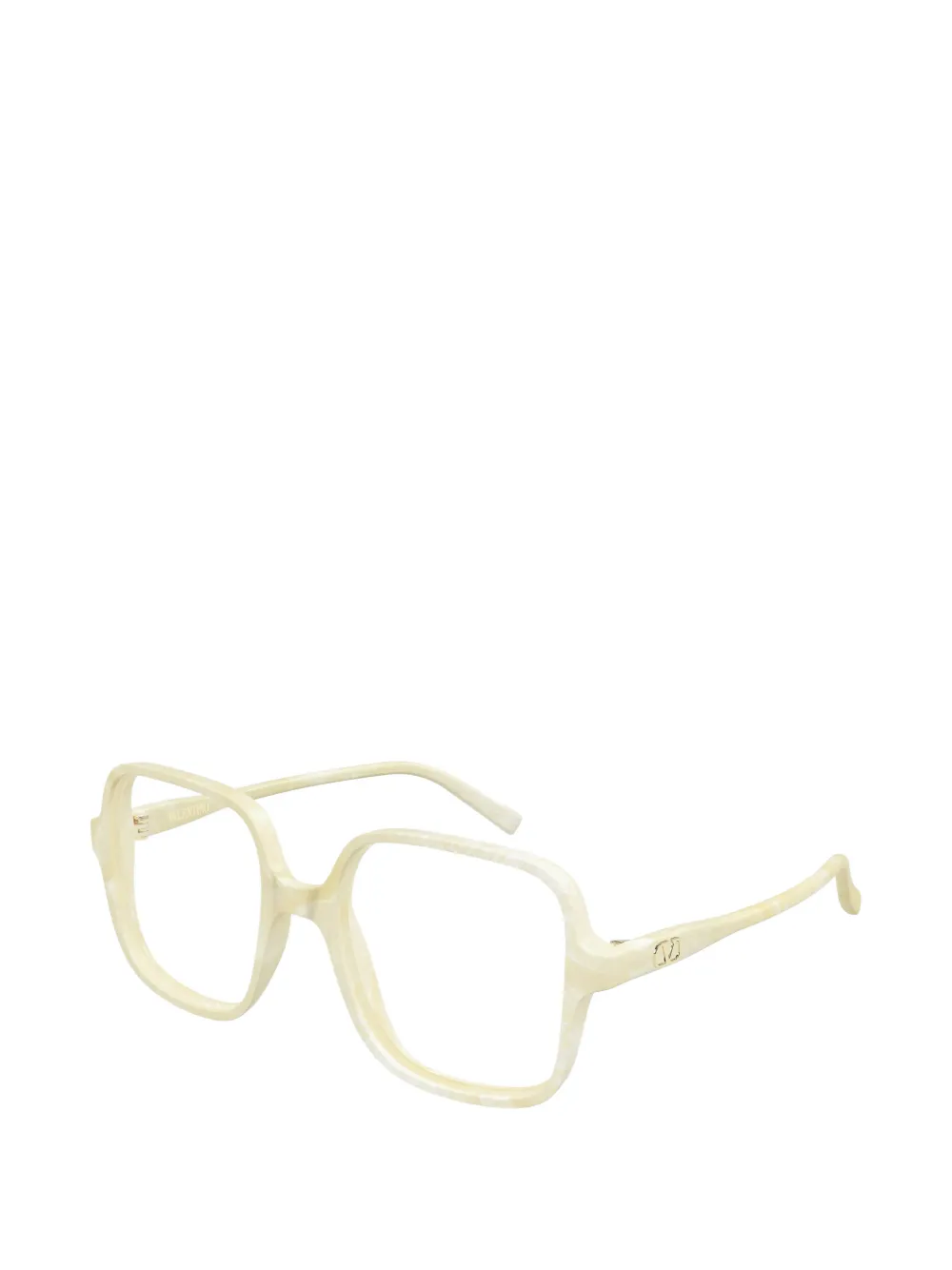 VALENTINO GARAVANI EYEWEAR VLogo bril met vierkant montuur Beige