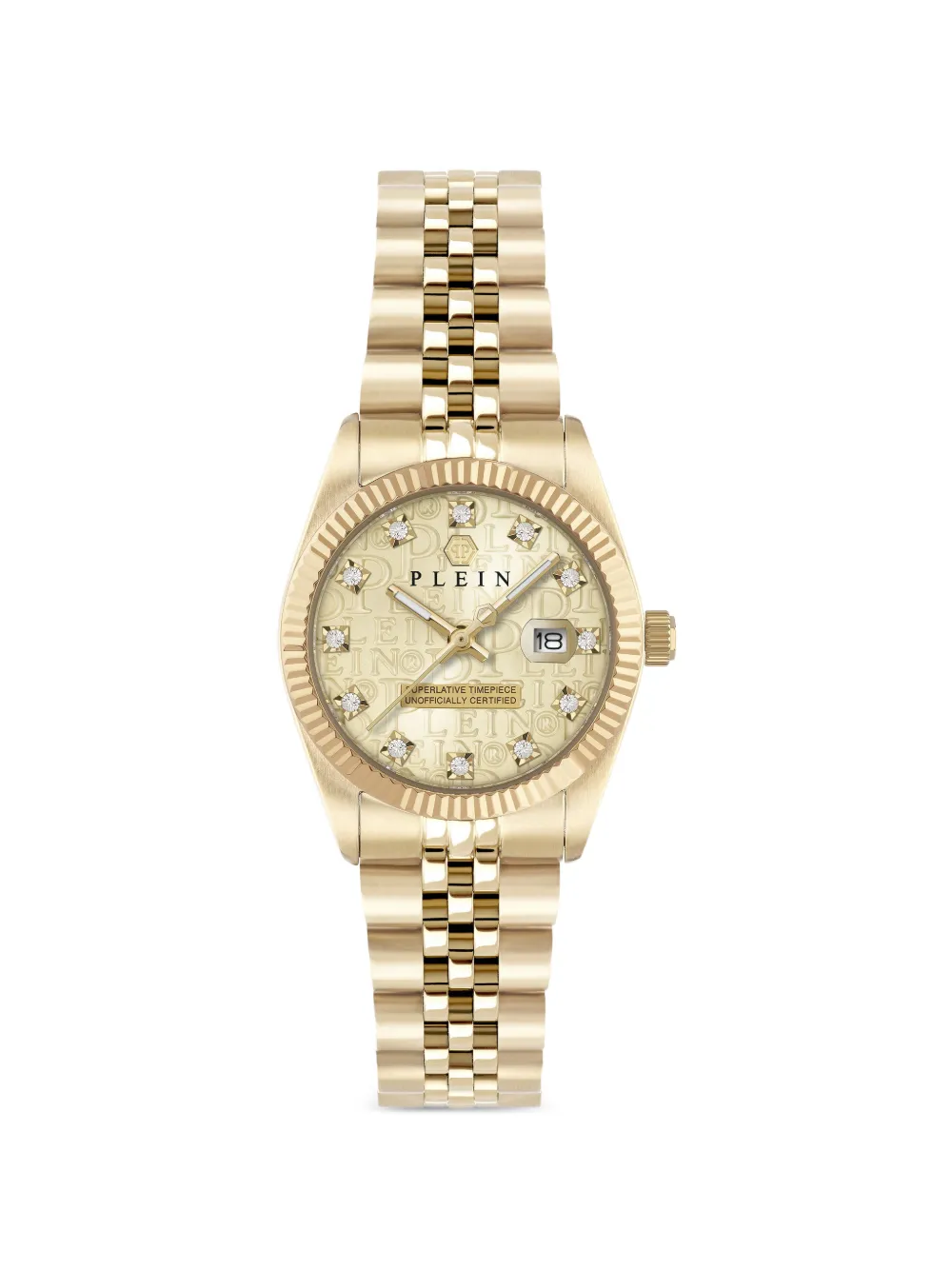 Philipp Plein Date Superlative Armbanduhr 34mm - Gold