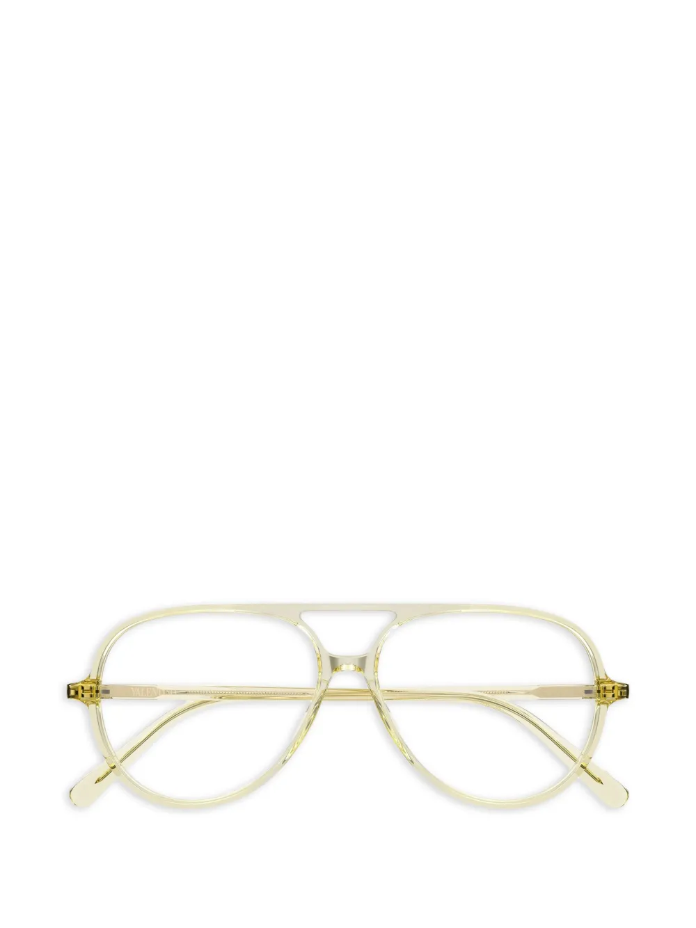 Valentino Garavani Eyewear Vlogo Pilotenbrille In Brown