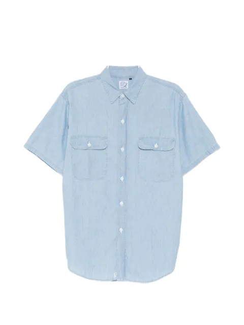 Orslow short-sleeve chambray shirt