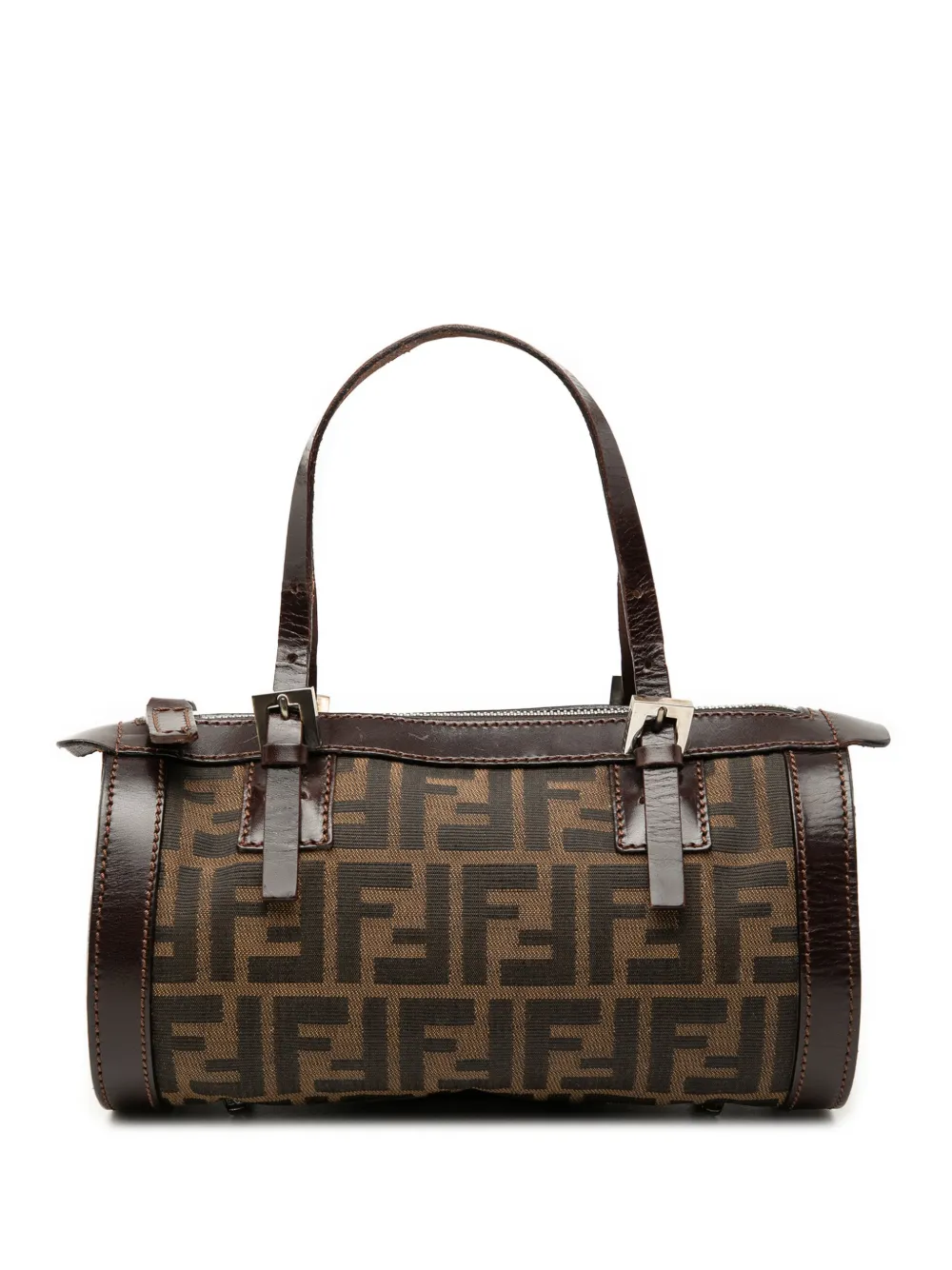 Fendi Pre-Owned 2000-2010 Zucca Canvas handbag - Marrone