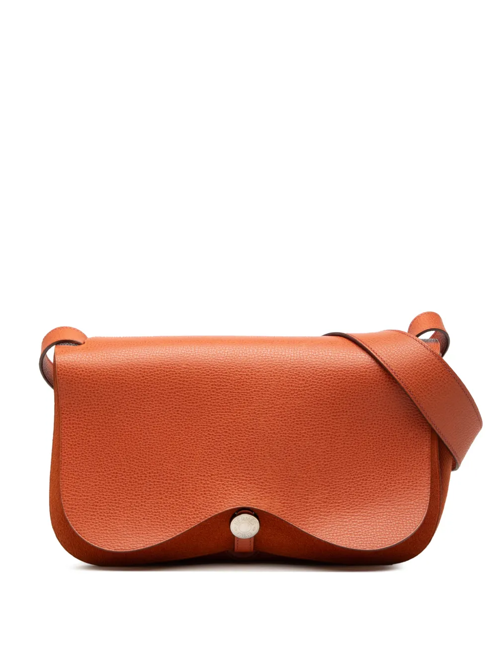 Hermès Pre-Owned 2005 Vache Liege and Toile Sac Colorado PM shoulder bag - Arancione