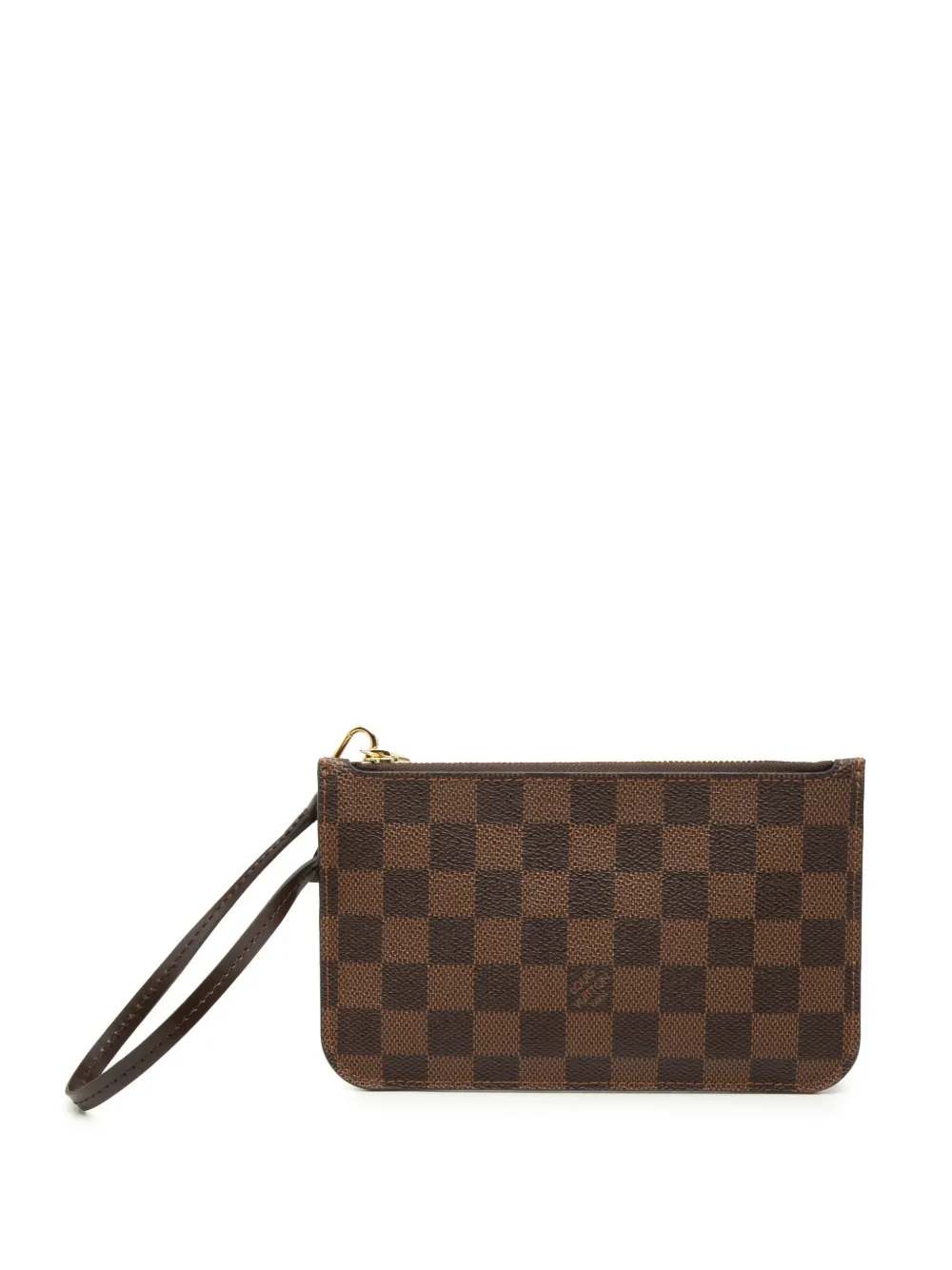 Louis Vuitton Pre-Owned 2017 Damier Ebene Neverfull PM pouch - Braun