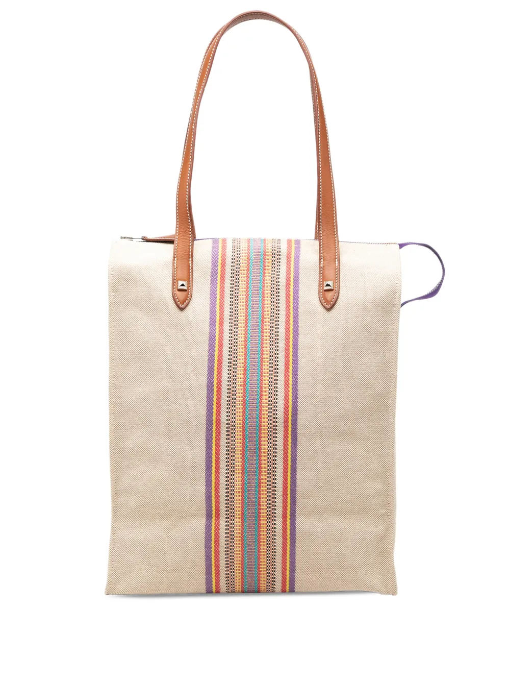 Hermès Pre-Owned 2008 Toile Mira Ganges Tall tote bag - Toni neutri