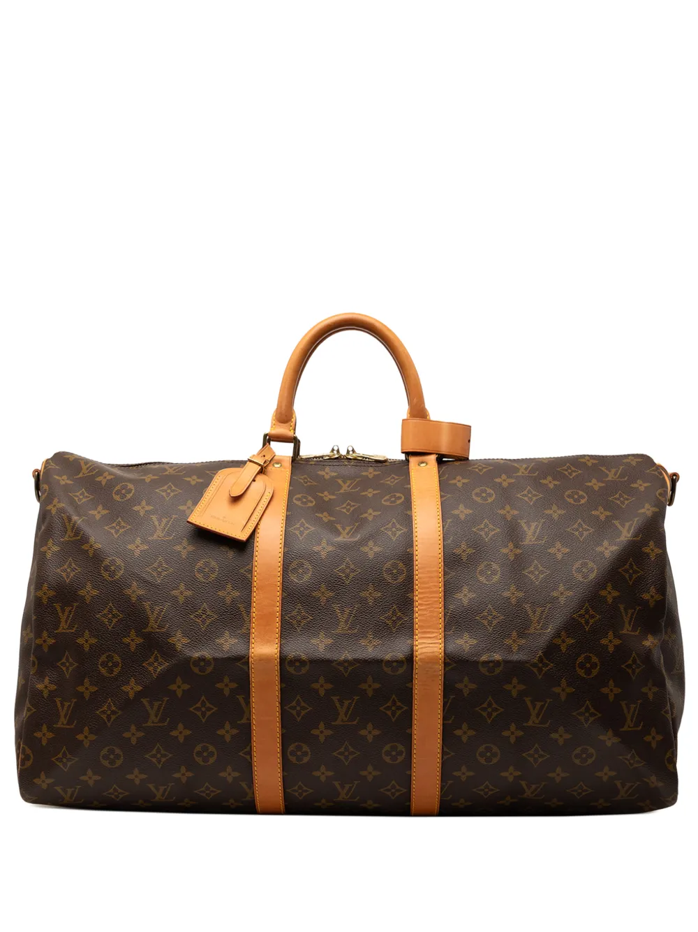 Louis Vuitton Pre-Owned 1991 Monogram Keepall Bandouliere 55 travel bag - Marrone