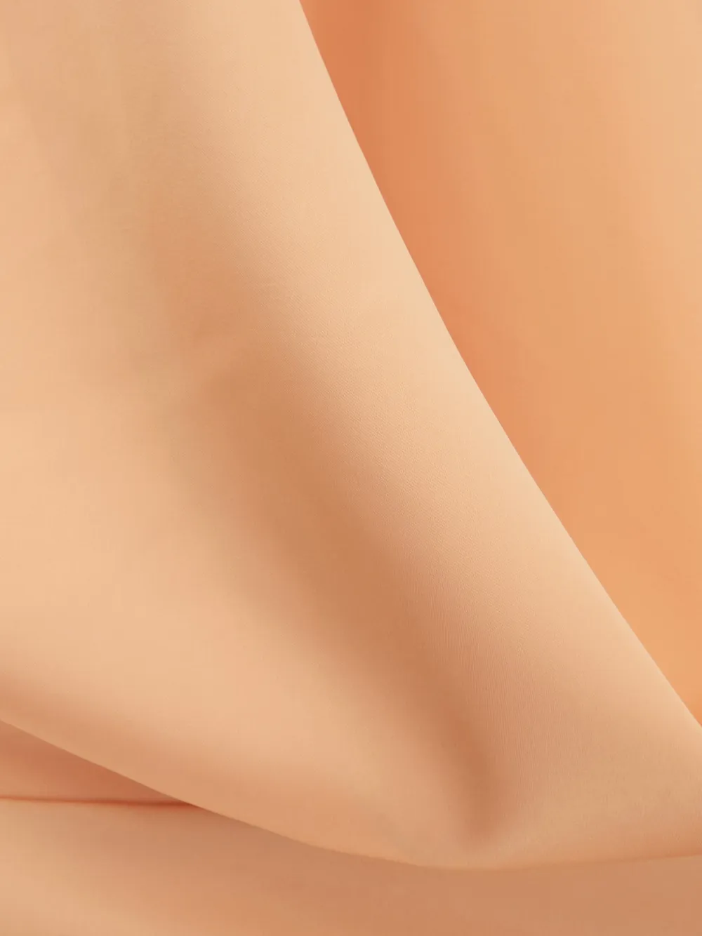 THE ANDAMANE Top met halternek en wikkel-design Oranje