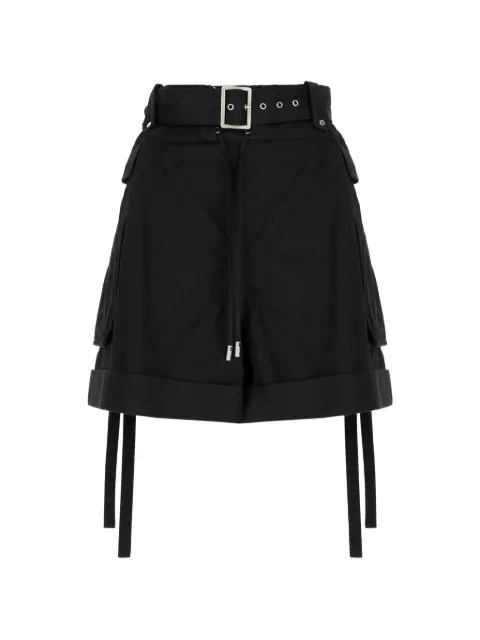 Alexander McQueen belted cargo shorts