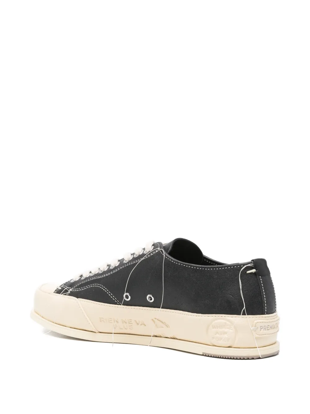 Premiata Vince contrast-toe sneakers Zwart