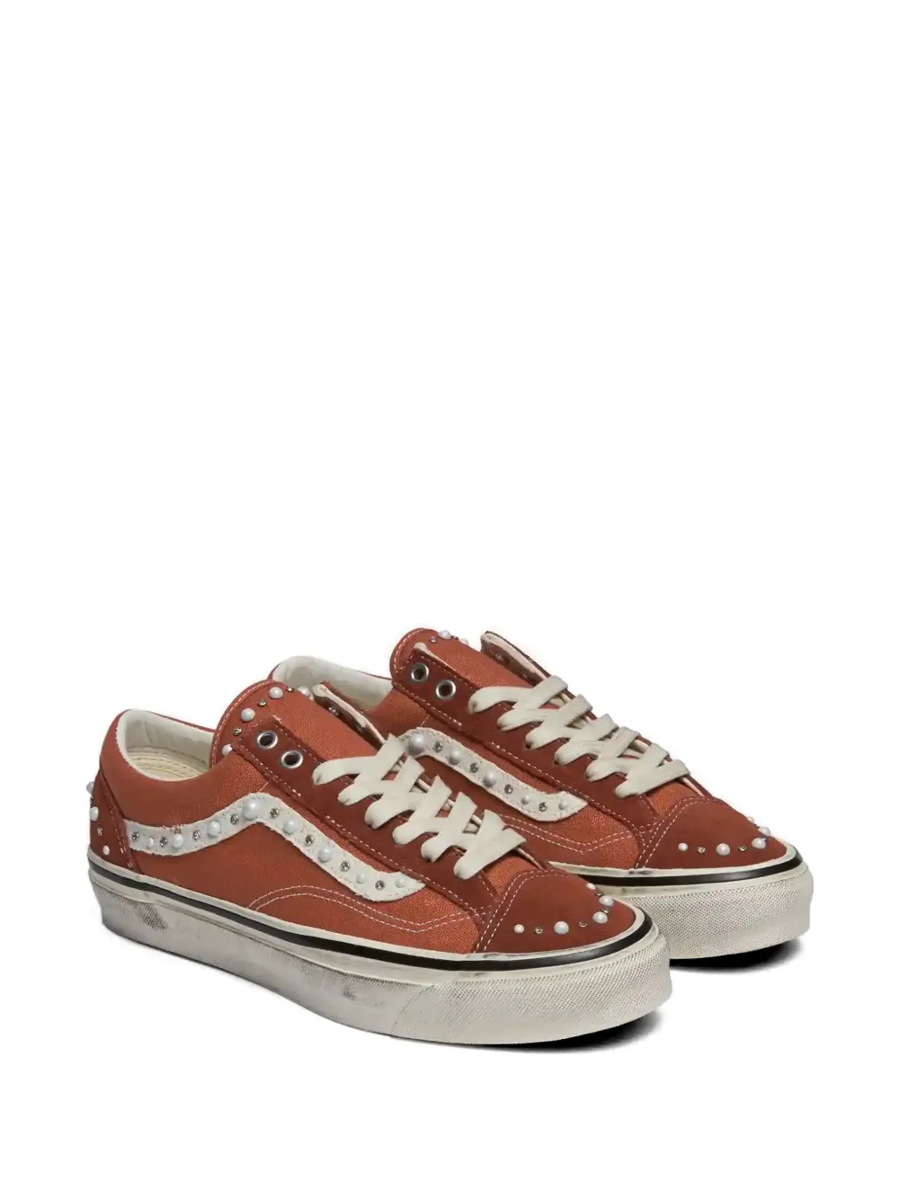 Vans Old Skool 36 pearl-embellished sneakers Oranje