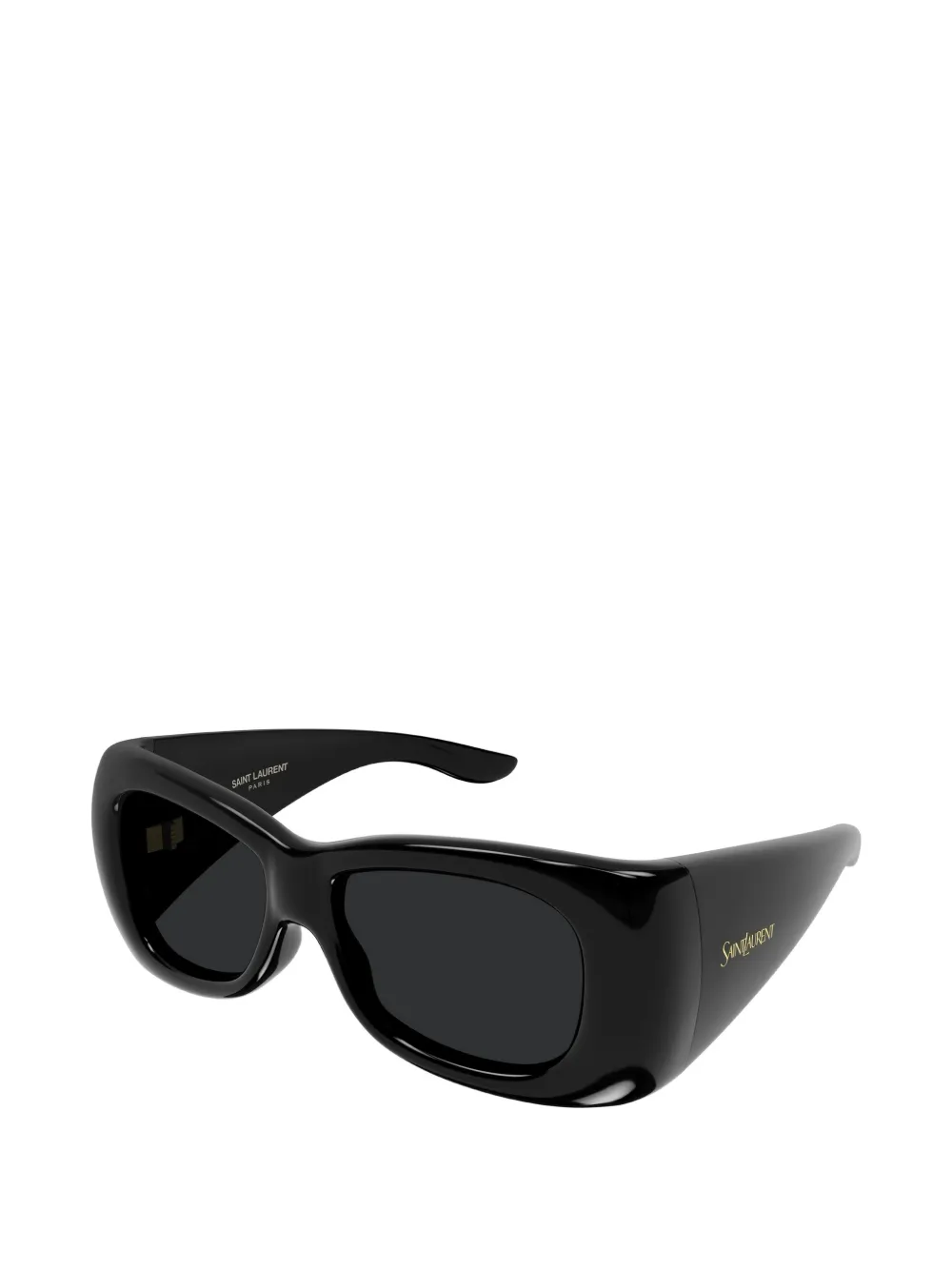 Saint Laurent Eyewear Howl zonnebril met rechthoekig montuur Zwart