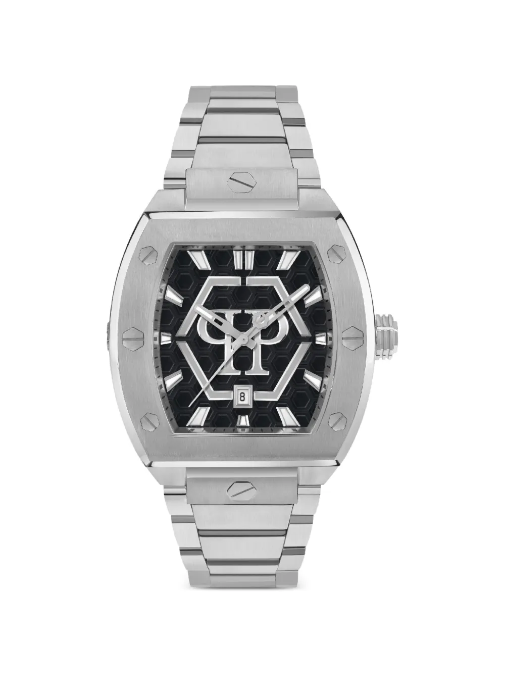 Philipp Plein Hexagon Phantom Tonneau 44mm watch - Nero