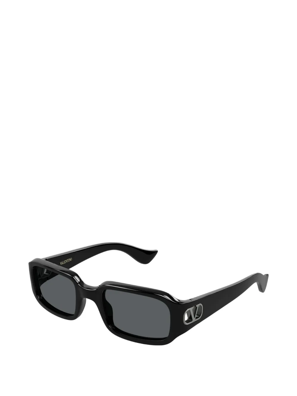 VALENTINO GARAVANI EYEWEAR VLogo zonnebril met vierkant montuur Zwart