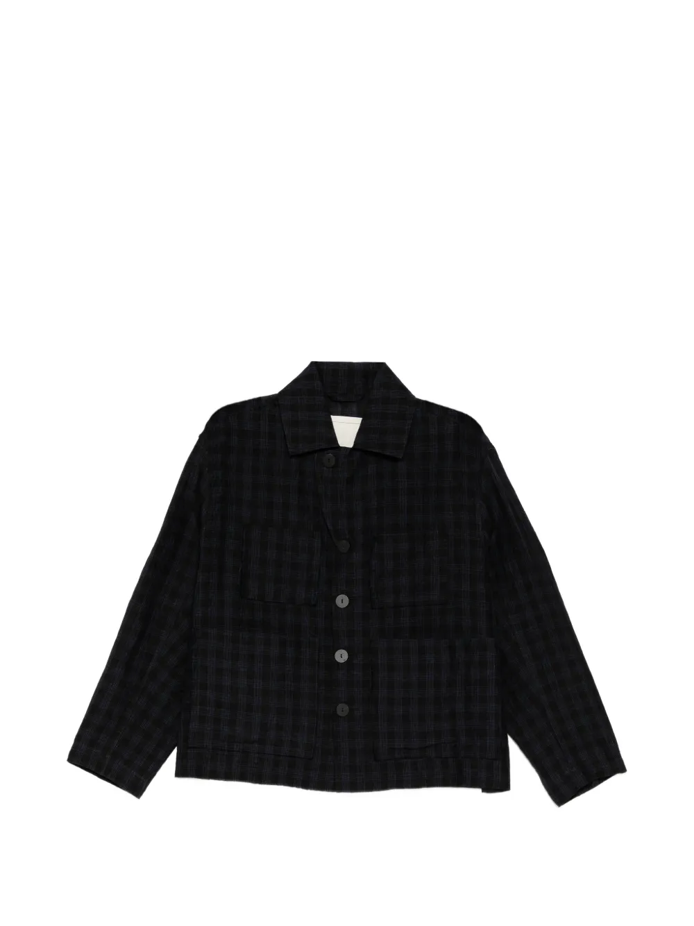 Toogood Magician check-pattern jacket - Nero