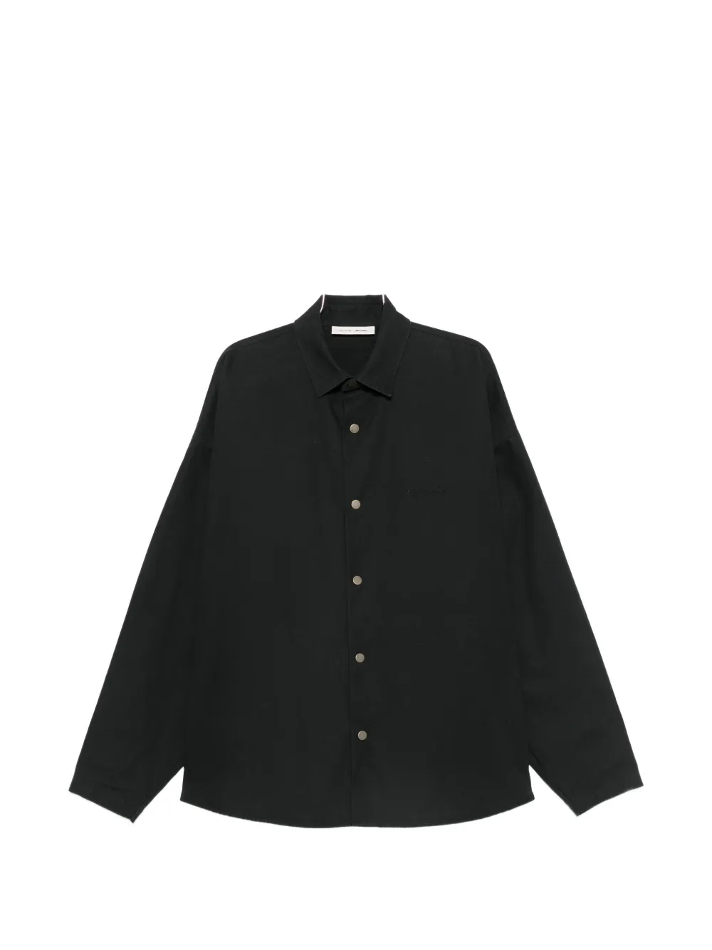 FEAR OF GOD ESSENTIALS press-stud shirt - Schwarz