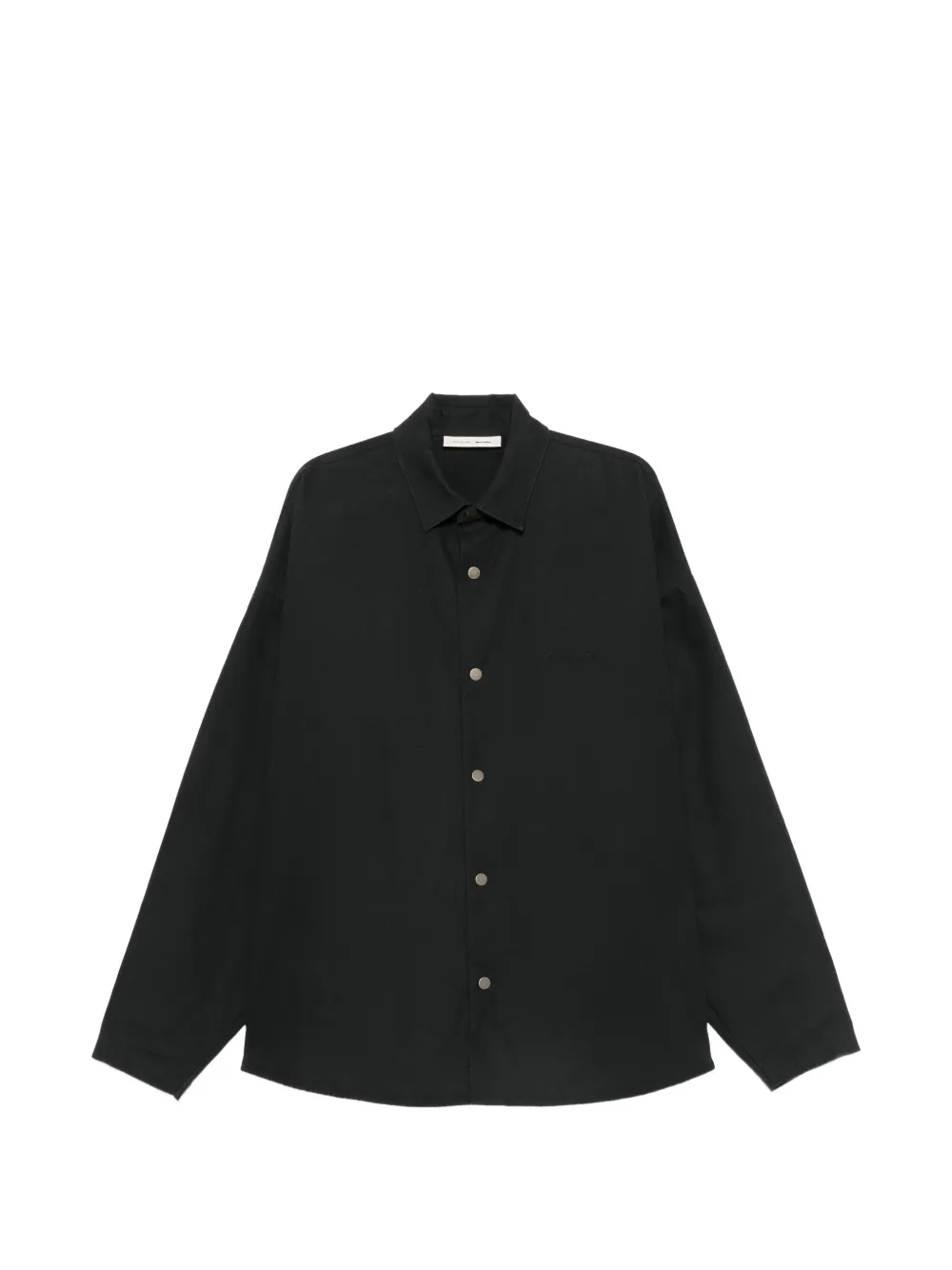 FEAR OF GOD ESSENTIALS press-stud shirt - Nero