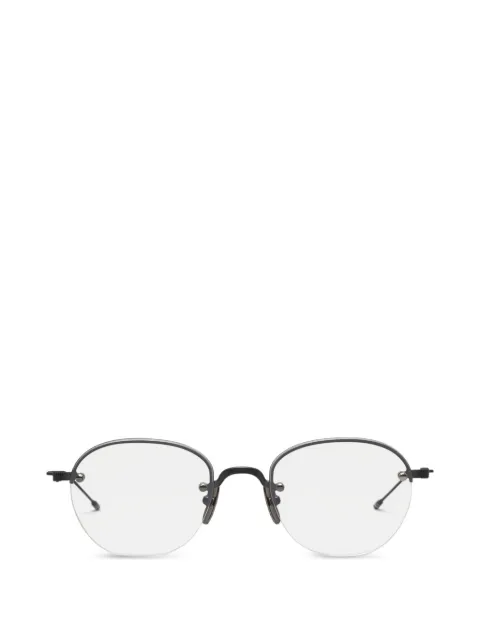 Thom Browne Eyewear semi-rimless oval-frame glasses