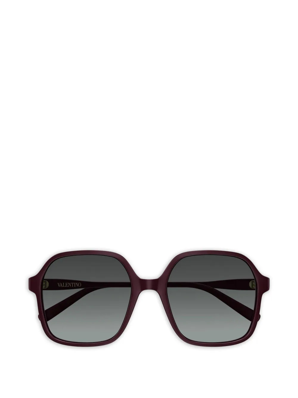 VALENTINO GARAVANI EYEWEAR VLogo square-frame sunglasses - Viola
