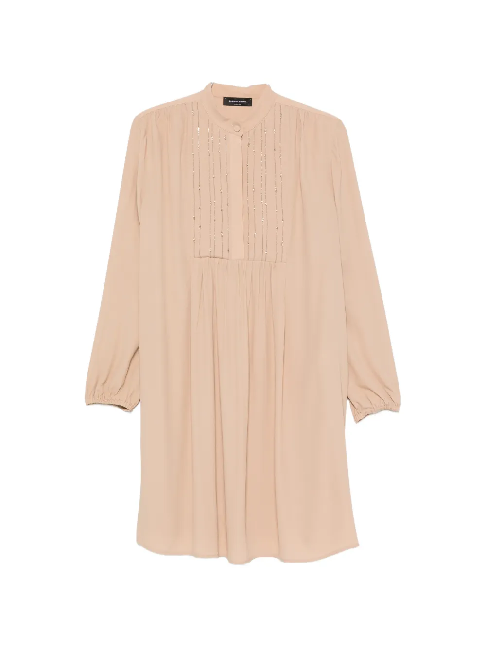 Fabiana Filippi bead-embellishment midi dress - Nude