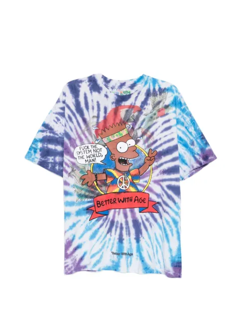 Better with Age  tie-dye graphic-print T-shirt
