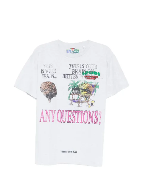 Better with Age  graphic-print cotton T-shirt