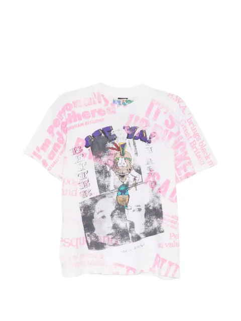 Better with Age  graphic-print tie-dye T-shirt