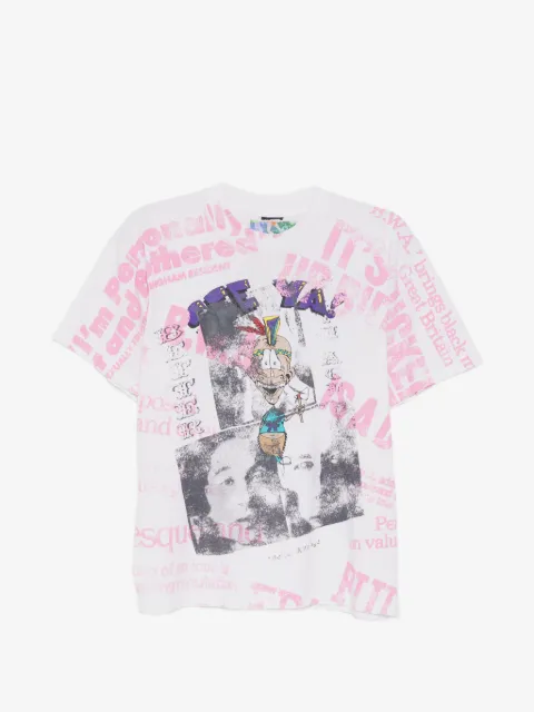 Better with Age  graphic-print tie-dye T-shirt