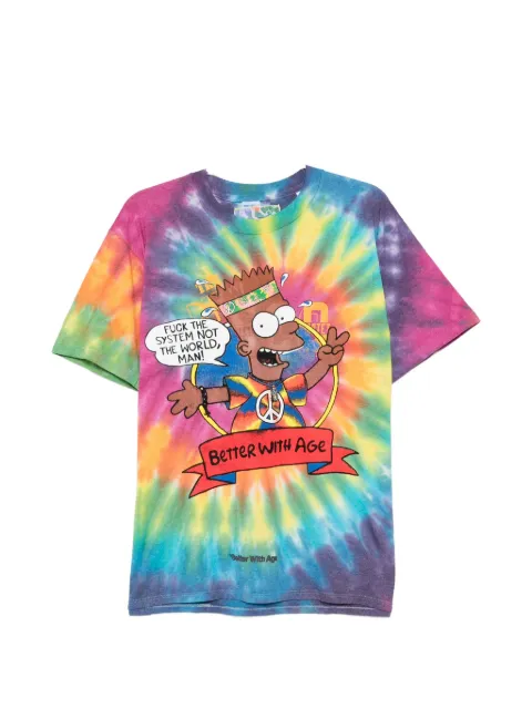 Better with Age  tie-dye graphic-print T-shirt
