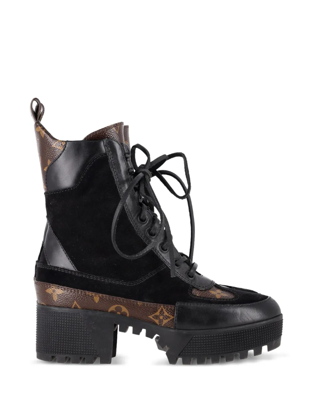 Louis Vuitton Pre-Owned 2023 Laureate Monogram boots - Schwarz